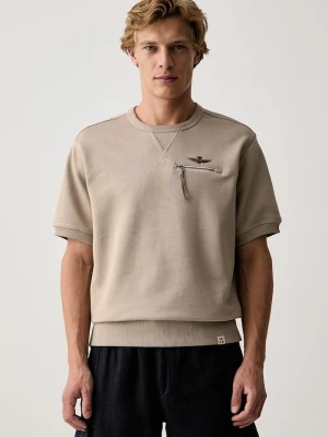 Obrázek produktu Aeronautica Militare mikina pánská bavlněná béžová