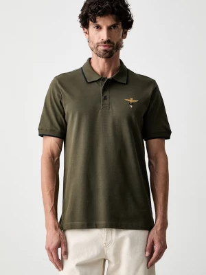 Obrázek produktu Aeronautica Militare polo pánské bavlněné zelená