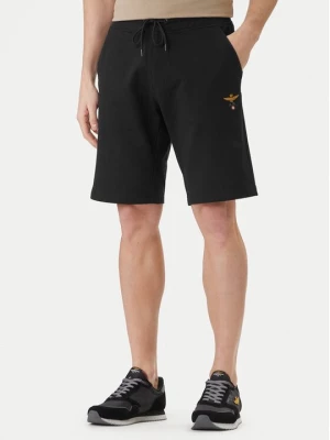 Obrázek produktu Aeronautica Militare Sportovní kraťasy 261BF0032UF00674 Černá Regular Fit