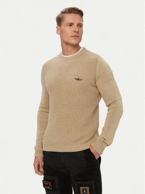Obrázek produktu Aeronautica Militare Svetr 262MA1571UL00409 Béžová Regular Fit