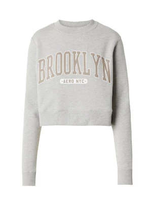 Obrázek produktu AÉROPOSTALE Mikina 'BROOKLYN' mokka / šedá / bílá AEROPOSTALE