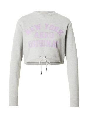 Obrázek produktu AÉROPOSTALE Mikina 'NEW YORK ORIGINAL' šedý melír / fialová AEROPOSTALE