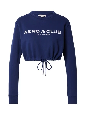 Obrázek produktu AÉROPOSTALE Mikina ultramarínová modř / bílá AEROPOSTALE