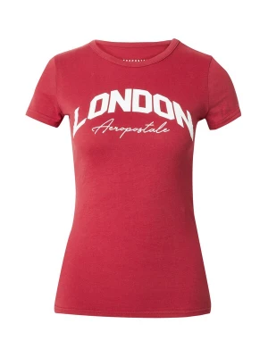 Obrázek produktu AÉROPOSTALE Tričko 'LONDON' ohnivá červená / bílá AEROPOSTALE