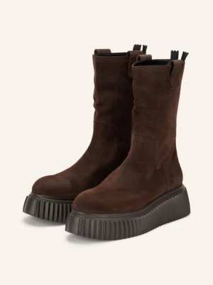 Obrázek produktu Agl Boots Na Platformě Milagros tmavě hnědá / stříbrná