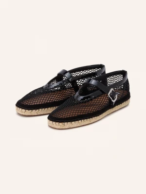 Obrázek produktu Alaïa Espadrilky černá / stříbrná