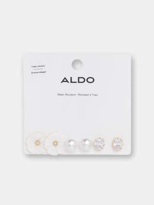 Obrázek produktu Aldo sada náušnic dámská z kovu s kubickým zirkonem STASSIA 3-pack béžová