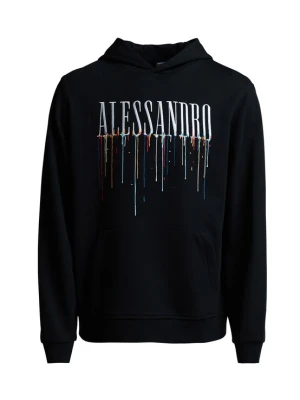 Obrázek produktu Alessandro Zavetti Mikina 'Artista' světlemodrá / jasně oranžová / černá / bílá