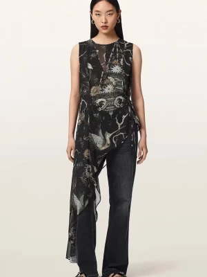 Obrázek produktu AllSaints asymetrická halenka dámská ENOLA černá