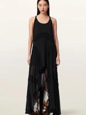 Obrázek produktu AllSaints asymetrické šaty z viskózy DORINA černá