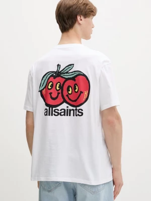 Obrázek produktu AllSaints basic tričko pánské bavlněné MUTUAL béžová