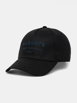 Obrázek produktu AllSaints Bavlněná baseballová čepice AllSaints černá