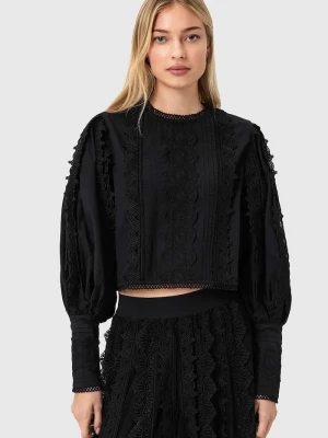 Obrázek produktu AllSaints Bavlněná halenka AllSaints HART černá