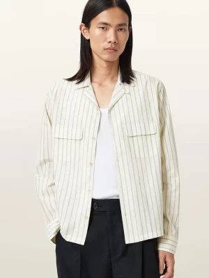Obrázek produktu AllSaints Bavlněná košile AllSaints STANLEY béžová