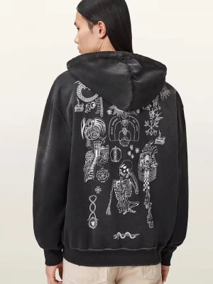Obrázek produktu AllSaints Bavlněná mikina AllSaints TERRA černá