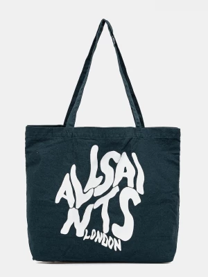 Obrázek produktu AllSaints Bavlněná taška AllSaints ORLANDO37 x 36 x 11 cm zelená