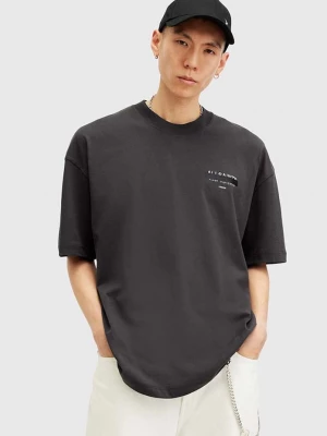 Obrázek produktu AllSaints oversize tričko pánské bavlněné REDACT SS CREW černá