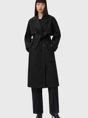 Obrázek produktu AllSaints Bavlněný trenčkot AllSaints CADENCE černá