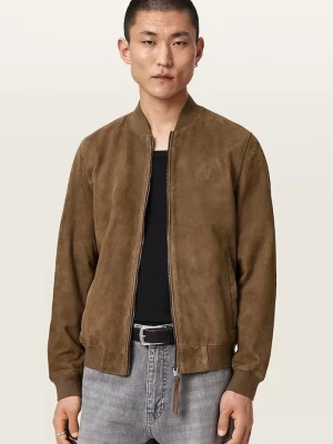 Obrázek produktu AllSaints bomber pánský semišový MORTEN hnědá