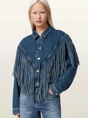 Obrázek produktu AllSaints džínová bunda dámská džínová MARLENE námořnická modř