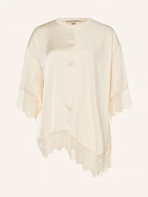 Obrázek produktu Allsaints Halenka Lenny Ze Směsi Materiálů krémová