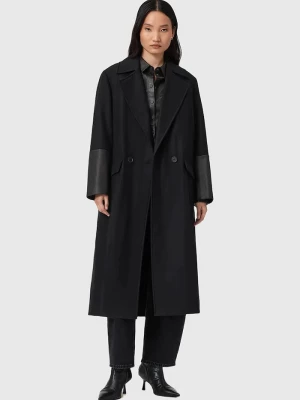 Obrázek produktu AllSaints Kabát s příměsí vlny AllSaints SELLMA černá
