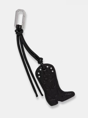Obrázek produktu AllSaints klíčenka dámská kůžená COWBOY černá
