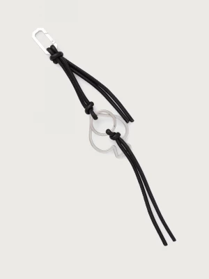 Obrázek produktu AllSaints klíčenka kůžená SPADE černá