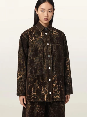 Obrázek produktu AllSaints košile dámská džínová EDEN FLOCK hnědá