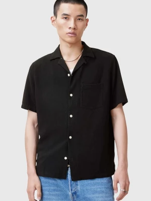 Obrázek produktu AllSaints Košile s příměsí lnu AllSaints CUDI černá