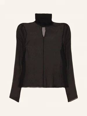 Obrázek produktu Allsaints Košilová Halenka Kumi Z Hedvábí černá