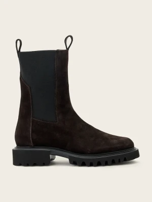 Obrázek produktu AllSaints kotníkové boty dámské semišové Hallie Suede Boot hnědá