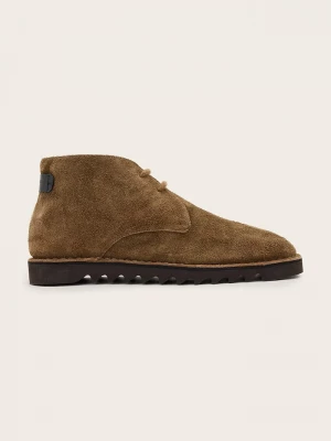 Obrázek produktu AllSaints kotníkové boty pánské kožené Slix Chukka Boot hnědá