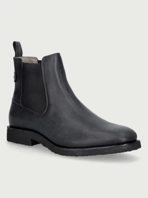 Obrázek produktu AllSaints kotníkové Chelsea boty pánské kožené Clive Lthr Chelsea černá