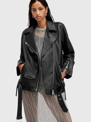 Obrázek produktu AllSaints Kožená bunda AllSaints BILLIE černá