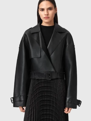 Obrázek produktu AllSaints Kožená bunda AllSaints OPHELIA černá
