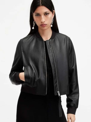 Obrázek produktu AllSaints Kožená bunda AllSaints ORTEN BOMBER JACKET černá