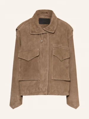 Obrázek produktu Allsaints Kožená Bunda Clay hnědá
