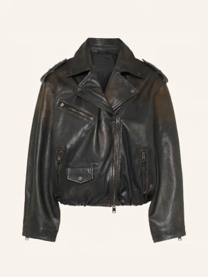 Obrázek produktu Allsaints Kožená Bunda Samina černá