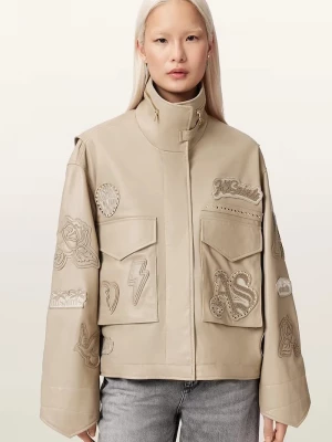 Obrázek produktu AllSaints kožená dámská CLAY béžová