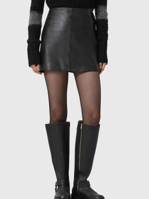 Obrázek produktu AllSaints Kožená sukně AllSaints RENAI černá