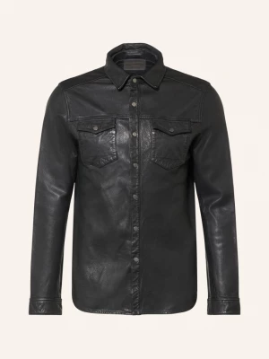 Obrázek produktu Allsaints Kožená Svrchní Košile Irwin černá