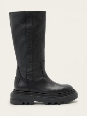 Obrázek produktu AllSaints Kožené kozačky AllSaints Carina Boot černá