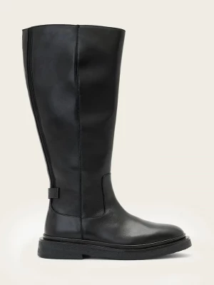 Obrázek produktu AllSaints Kožené kozačky AllSaints Escher Rider Boot černá