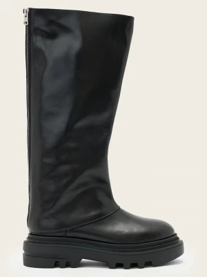 Obrázek produktu AllSaints Kožené kozačky AllSaints Maxie Boot černá