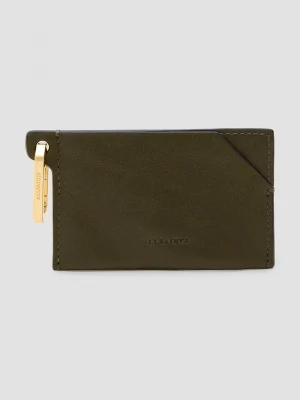 Obrázek produktu AllSaints Kožené pouzdro na karty AllSaints HEX CARDHOLDER zelená