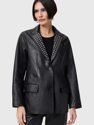 Obrázek produktu AllSaints Kožené sako CORINNA černá