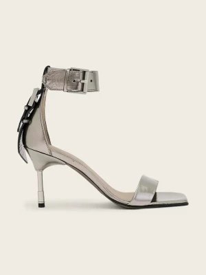 Obrázek produktu AllSaints Kožené sandály AllSaints Noir Mid Sandal stříbrná