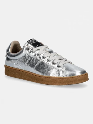 Obrázek produktu AllSaints Kožené tenisky AllSaints Leon Sneaker stříbrná