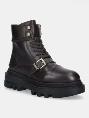 Obrázek produktu AllSaints Kožené workery Astrid Boot hnědá